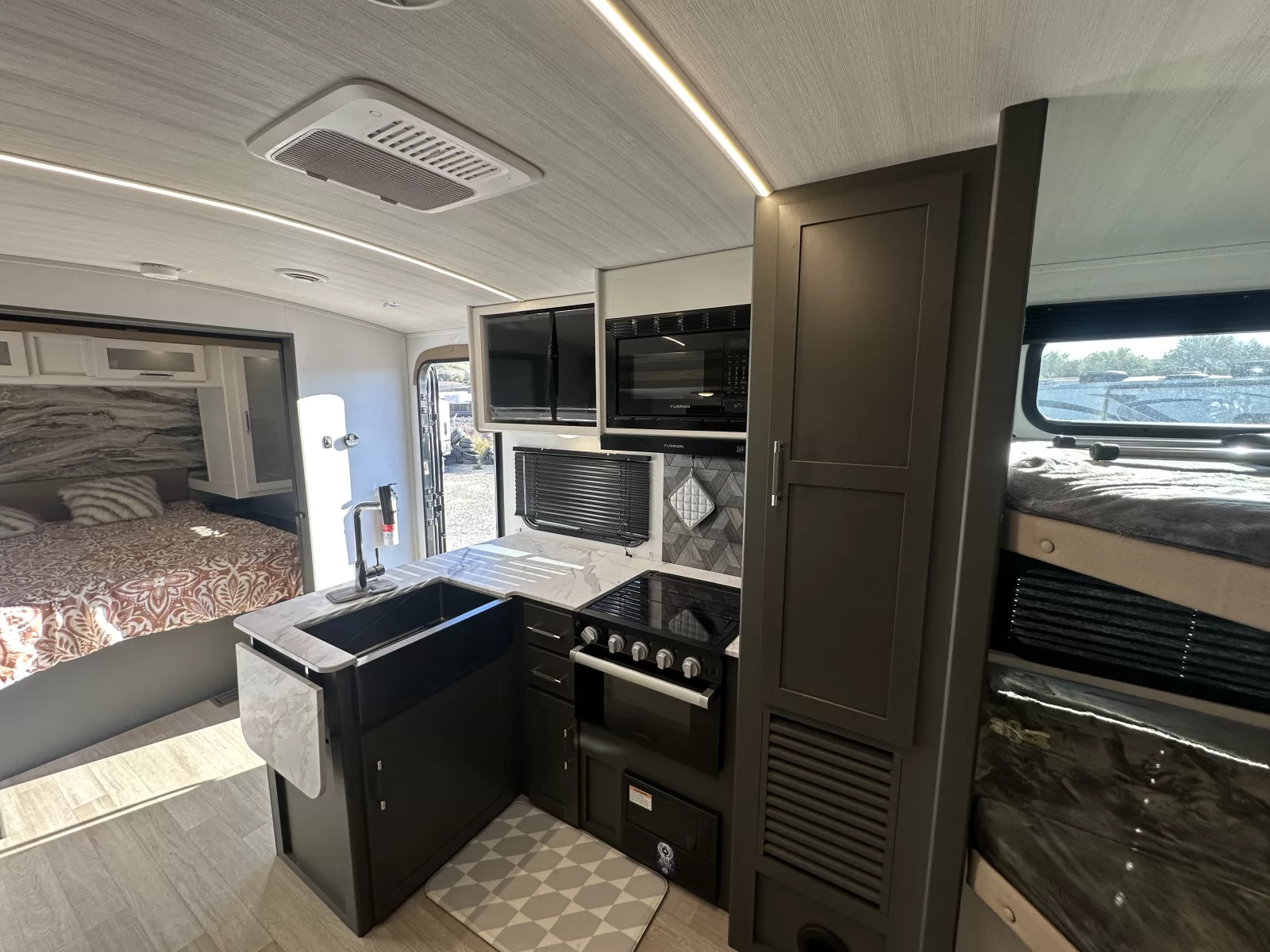 2025 Keystone Bullet 2290BH Travel Trailer interior overview 9 at All Star Rv in Littleton, CO